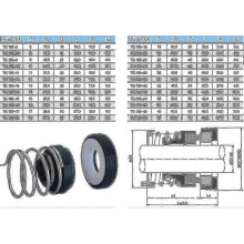 (8mm) Water Pump Mechanical Shaft Seal - 156 Series Fit 8 10 12 14 15 16mm Od Shaft - Single Coil Spring