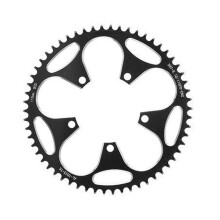 (58T, 110BCD Black) Mountain bike chainring for Bikes 5 screws 110BCD/130BCD direct mount