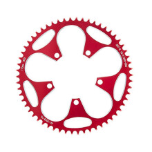 (58T, 110BCD red) Mountain bike chainring for Bikes 5 screws 110BCD/130BCD direct mount