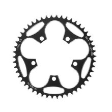 (50T, 110BCD Black) Narrow wide chainring for Bikes 5 screws 110BCD direct mount red