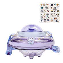 Kids Water Bottle with Straw Leak-Proof 550ml