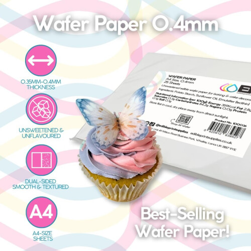 EPS A4 Edible Wafer Paper 100 Sheets 2