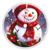 Jupe de sapin de Noël 91 cm Décoration rustique pour les fêtes