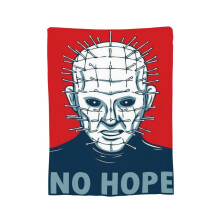 No Hope flanneltæppe letvægts 40x30 tommer