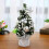 Mini árvore de Natal artificial de mesa, 20 cm (7,9 polegadas), com bolas. 1