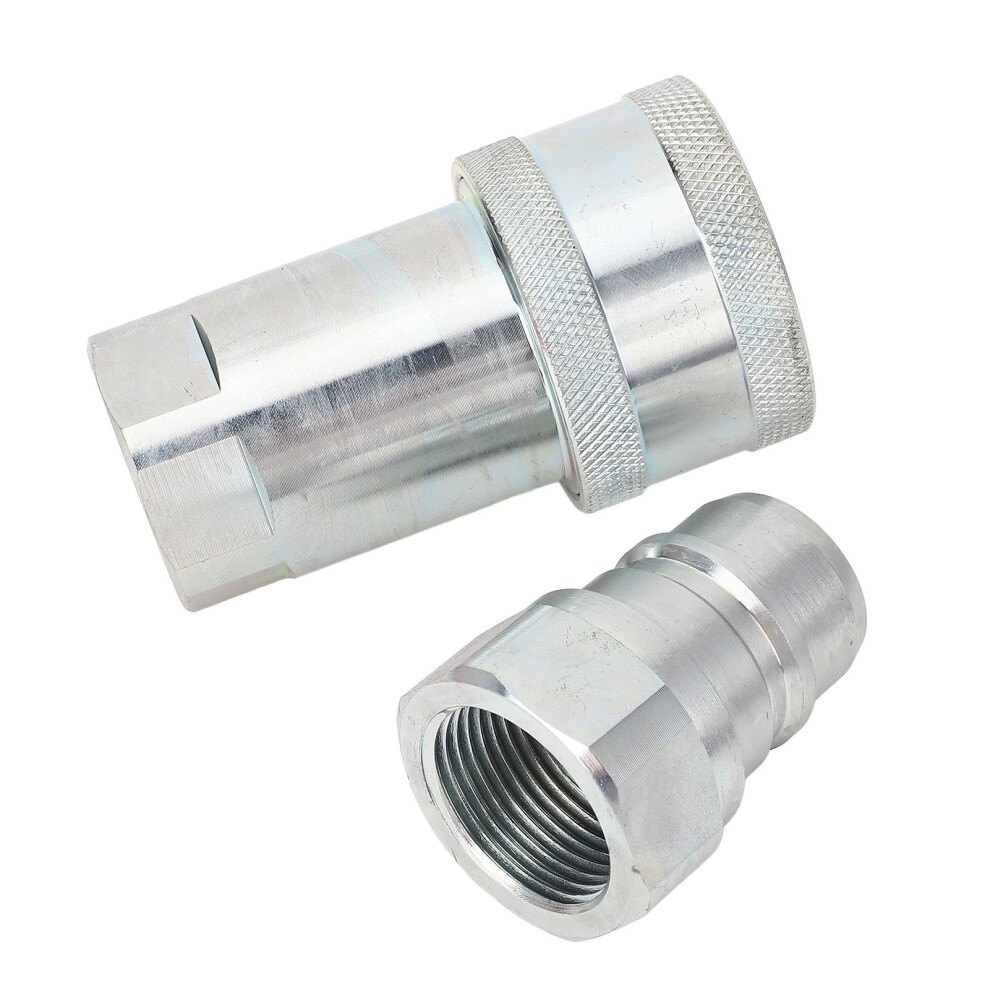 Hydraulic Coupler 1in NPT Hardened Steel 4000PSI