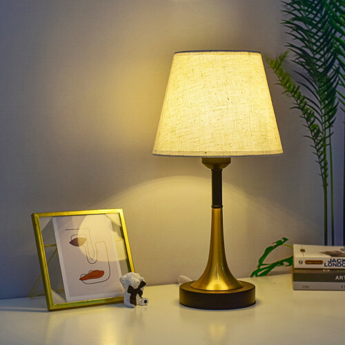 Lampada da comodino RnemiTe-amo con controllo touch e porta USB,