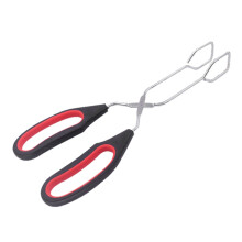 Tesoura de aço inoxidável com cabo de silicone de 24 cm (9,5 polegadas)