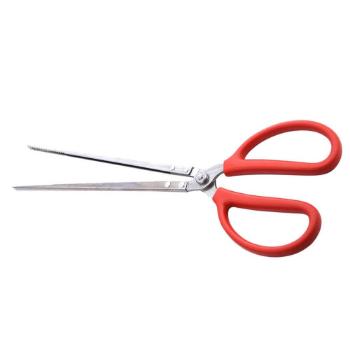 Pinça para carvão vegetal Crab Clip, plástico vermelho, 30 cm (12 polegadas)