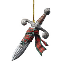 Acryl-Weihnachtsbaum-Anhänger, Heimdekoration, 1 Stück