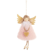 Kerstengel ornament, hangende decoratie (1 stuk)