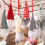 Set van 6 kerstkabouterhangers 1