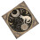 Table Cover Tarots Reading Oracles Game Mat Square-60x60cm 1