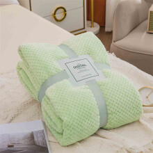 Mikroplys fleece tæppe blødt og varmt plaid