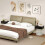 Homcom HOMCOM Floating Bedside Table Set of 2, Wall-Mounted Nightstand, Black 7