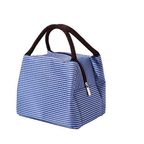 Bolsa térmica para almoço feminina, compacta e reutilizável.