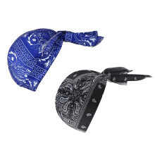 Cool Pirate Themed Hat Stylish Pirate Headwear-black royal blue