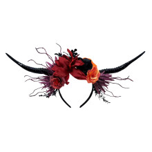 Donkere stijlen hars antilope hoorn haarband cosplay-C