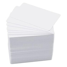 Blanke PVC ID-kort CR80 30mil hvide 100 stk.