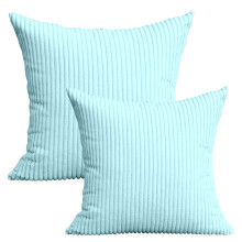 Fengga polyester pude marineblå stribet 50 x 50 cm 2