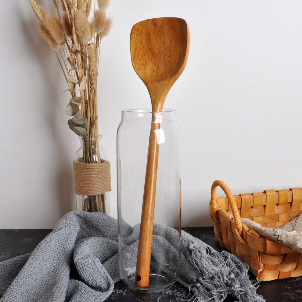 39Cm Round Handle Wooden Kitchen Spatula 7340572220882