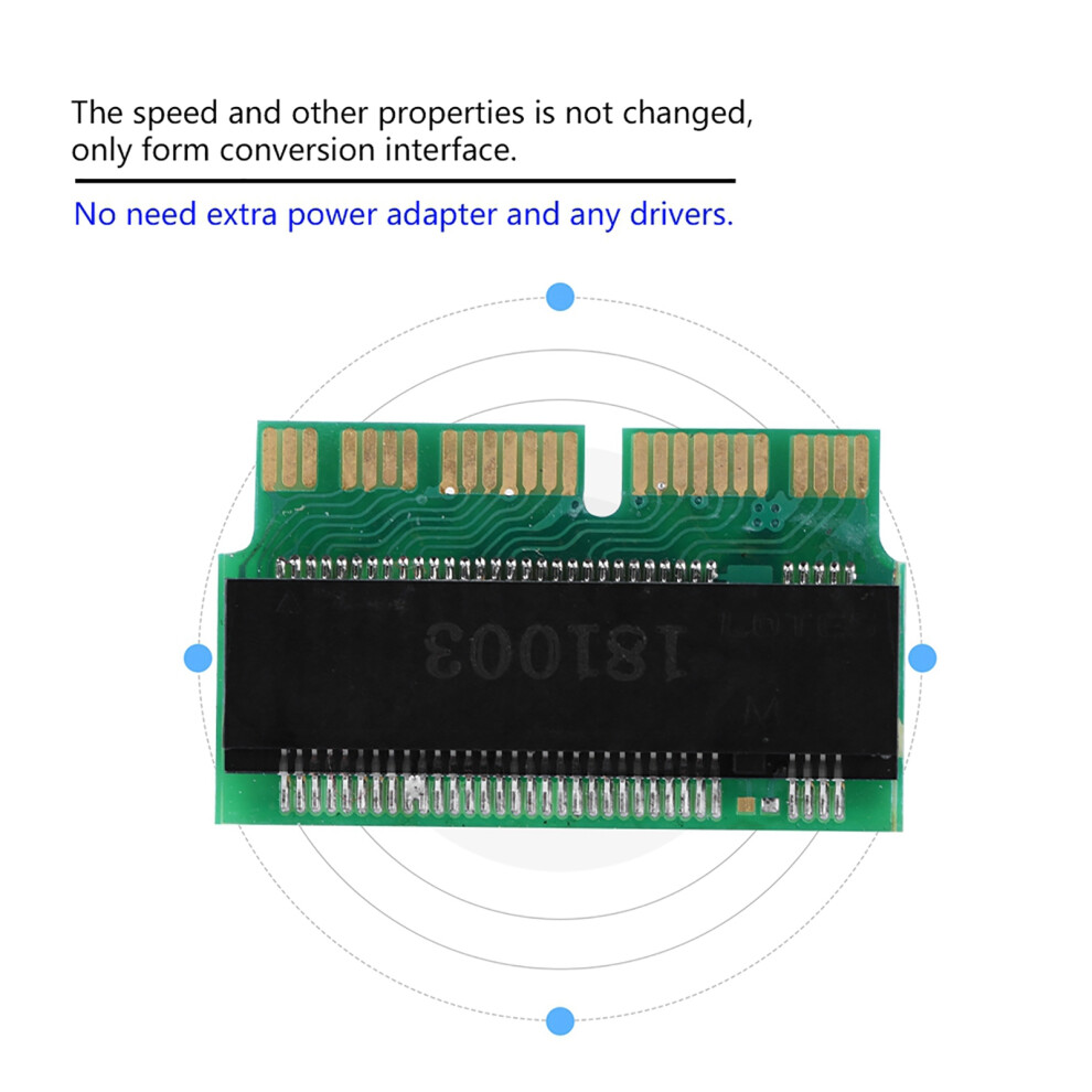 Ahci Ssd Adapter For Macbook Air A1465 A1466 Pro 7340572221087