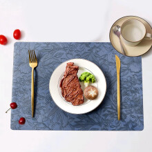 Leather placemats heat resistant waterproof non-slip 4 pcs