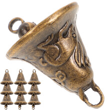 Carillon éolien suspendu pour jardin, style vintage, en métal, 11 pièces