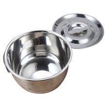 Panela de camping em aço inoxidável com revestimento antiaderente