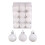 Julgranshänge plastdekorationskula 3 cm 24 st 1