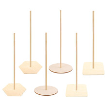 Supporto in legno per esporre ciambelle (6 pezzi)
