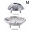 SUNFEX stainless steel foldable vegetable steamer basket 1