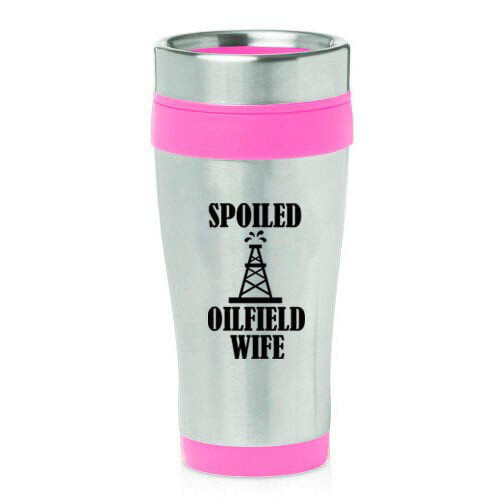 Isolierter Edelstahl-Reisebecher, pink, 473 ml