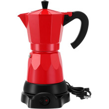 Elektrische Espressokanne aus Aluminium, 300 ml