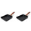 Tamagoyaki Pan Japanese Omelette Pan Non-Stick Square 2-Pack 1