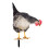 Άγαλμα Rooster Garden από Ακρυλικό Διπλής Όψης 12 ιντσών 1