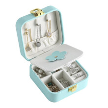 Patgoal Jewelry Box Faux Leather 12-Compartment Travel