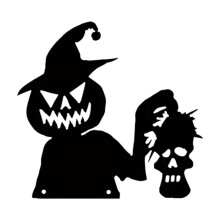 Décorations murales de Noël et d'Halloween