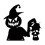 Jule- og Halloween-veggdekorasjon 1