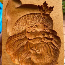 Drevená forma na vianočné pečivo Santa Claus 1 kus
