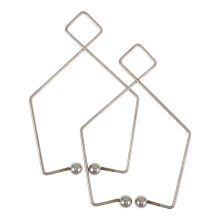 2Pcs Durable Silver Ear Clip Stress Reduction Massage Tool