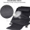 Adjustable Folding Bed Backrest with Head Pillow 6-Position Back Support Chair 5