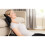 Adjustable Folding Bed Backrest with Head Pillow 6-Position Back Support Chair 7