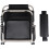 Adjustable Folding Bed Backrest with Head Pillow 6-Position Back Support Chair 10