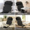 Adjustable Folding Bed Backrest with Head Pillow 6-Position Back Support Chair 11