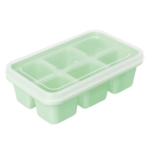 Forma de gelo de plástico com grade para 12 cubos