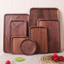 Bandeja de madera elegante para servir sushi de 30 cm (12 pulgadas)