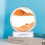 Lampe sablier à sable mobile 19 cm (7,48") Rotation à 360 10 ml 1