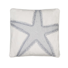 Levtex Home St. Bart Dekokissen 50 x 50 cm blau-weiß