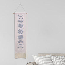 Tapisserie décorative pour la maison - Les neuf phases du cycle lunaire (1 pièce)